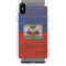 Haiti Flag Dark Wood iPhone X/XS Cargo Case